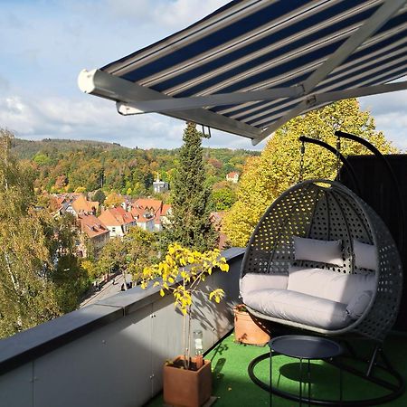 Das Kleine Penthouse Mit Kamin Bad Sachsa Exterior foto