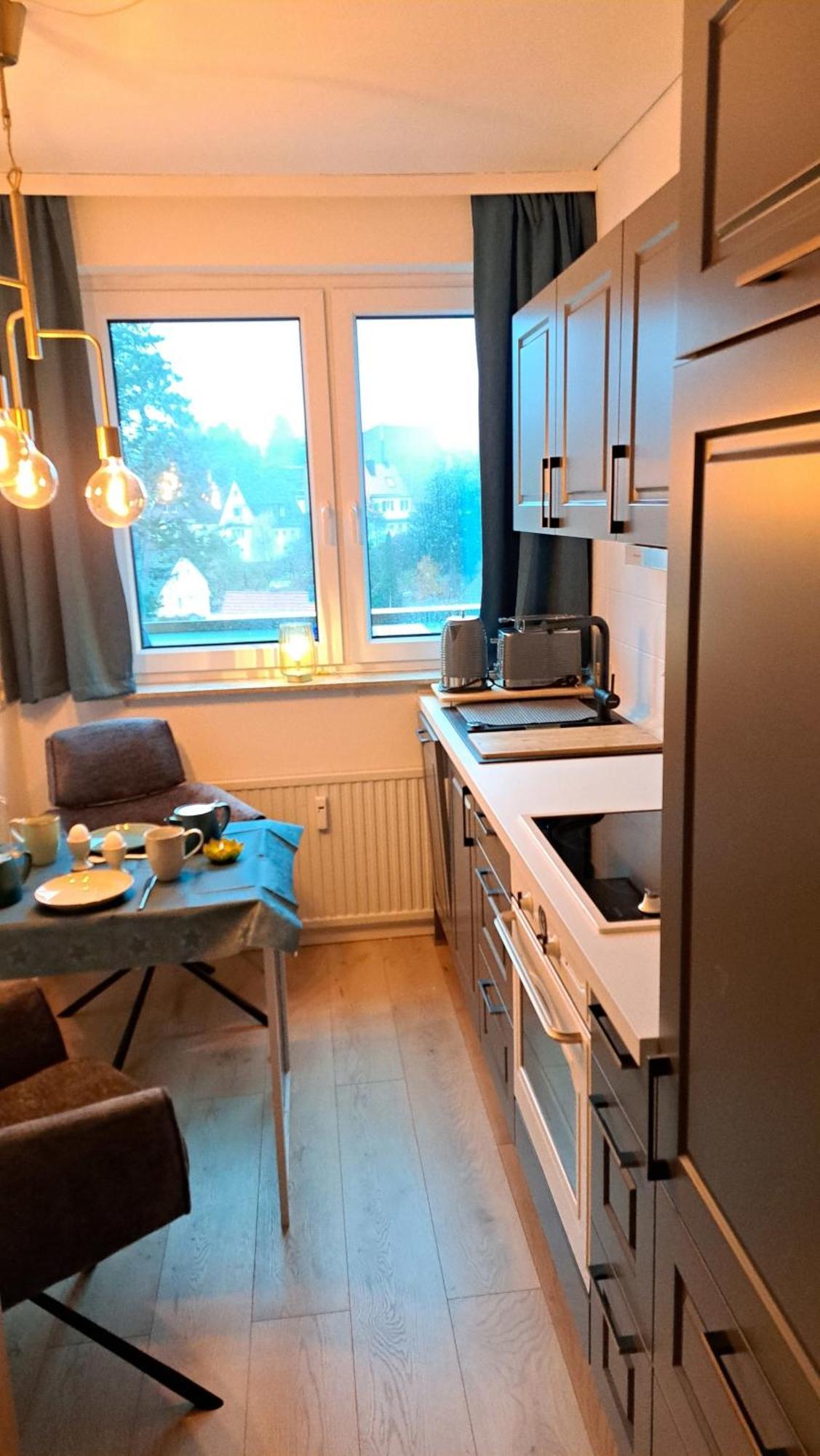 Das Kleine Penthouse Mit Kamin Bad Sachsa Exterior foto