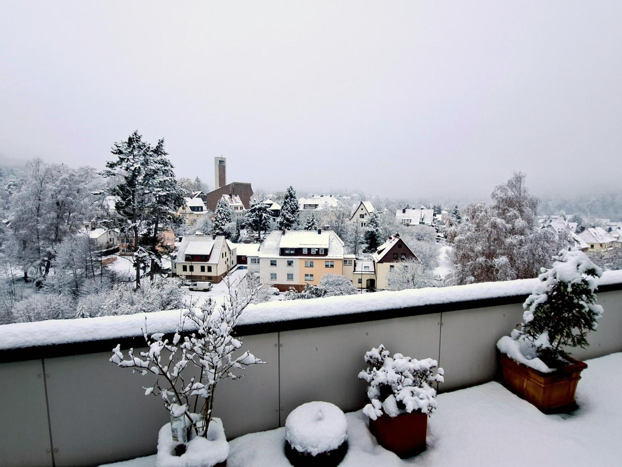 Das Kleine Penthouse Mit Kamin Bad Sachsa Exterior foto