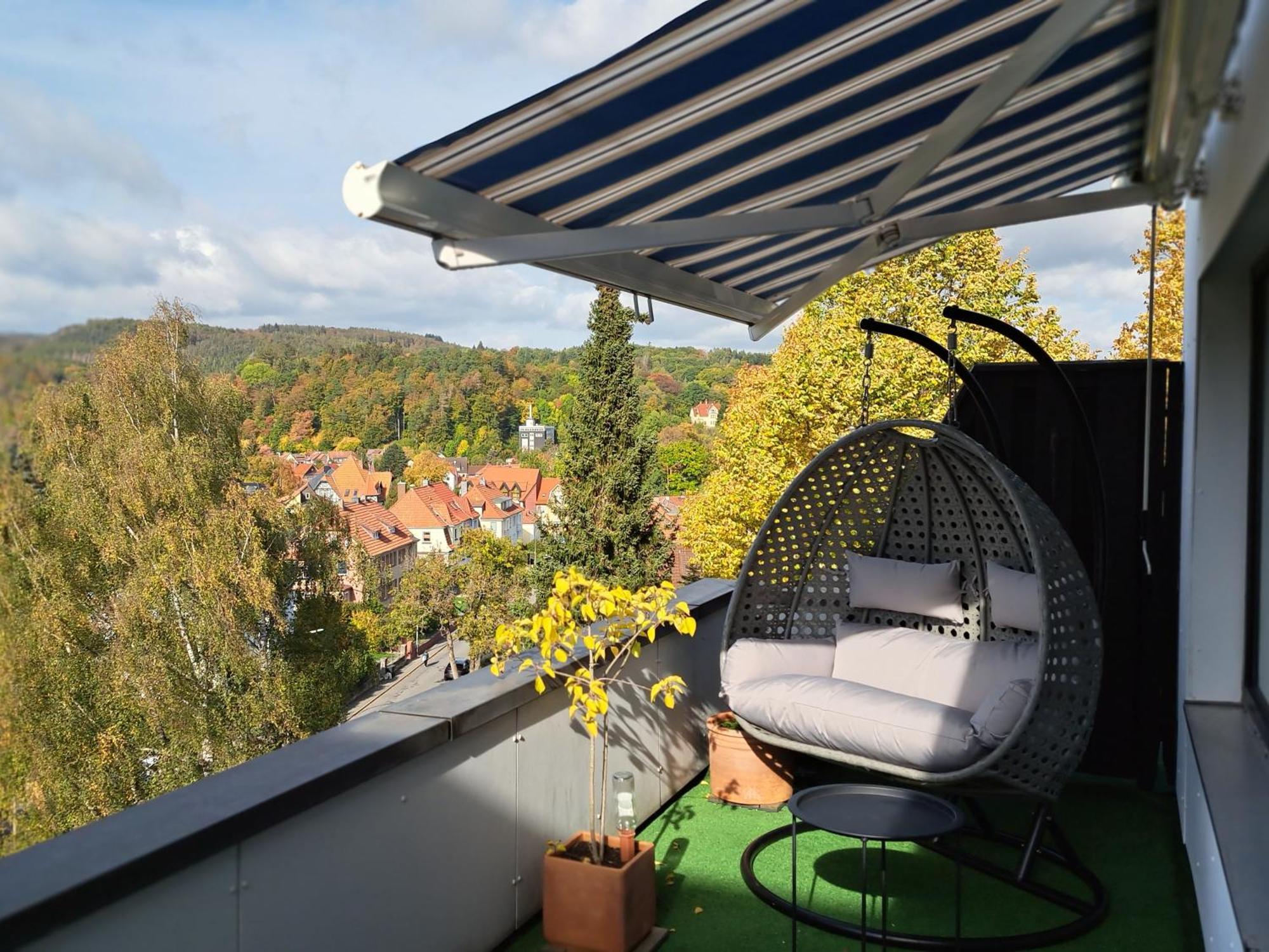 Das Kleine Penthouse Mit Kamin Bad Sachsa Exterior foto